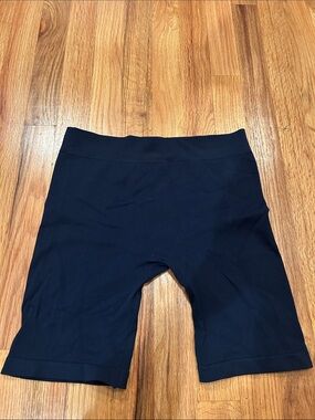Free People Dark Navy Biker Shorts